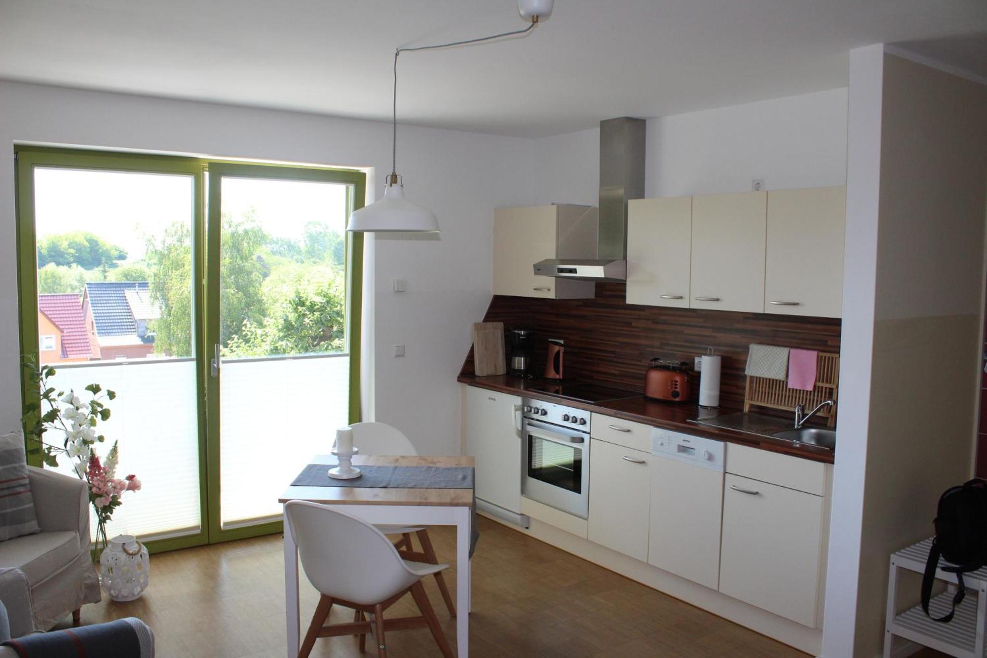 Schwalbennest Am Cafe Wunder Bar Apartamento Bad Sulze Exterior foto
